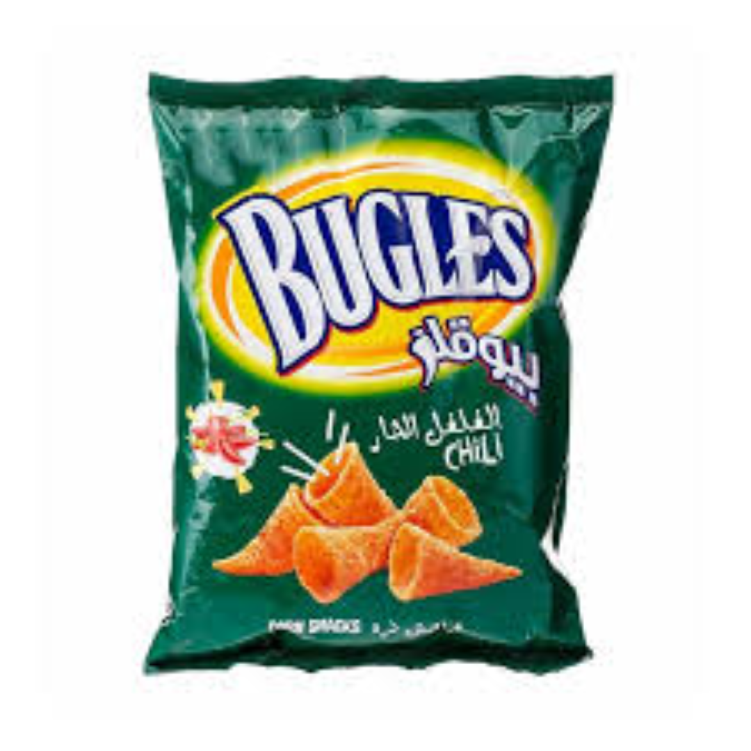 BUGLES CORN SNACK CHILLI 25G